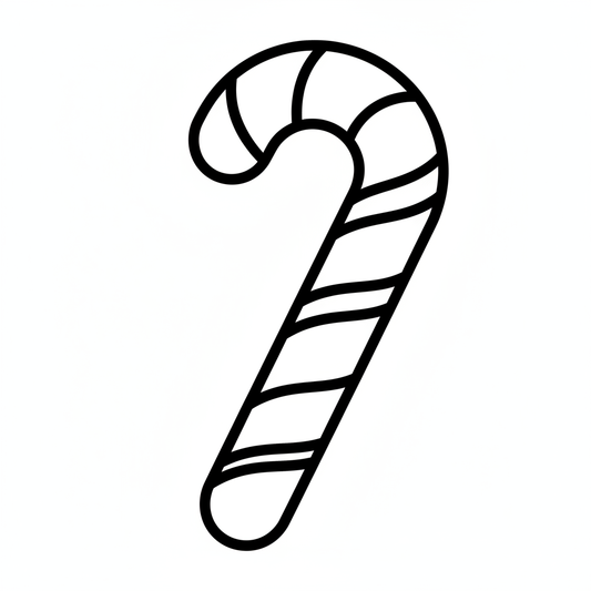 Ausstechform-Set – Zuckerstange (STL, 2‑teilig) – Produktbild