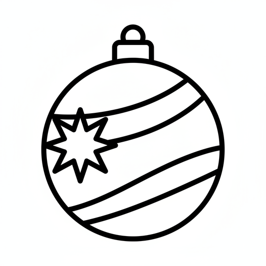 Ausstechform-Set – Christbaumkugel (STL, 2‑teilig) – Produktbild
