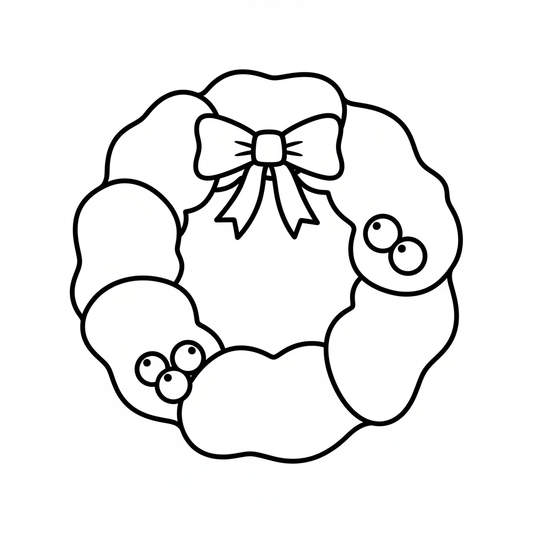 Ausstechform-Set – Weihnachtskranz (STL, 2‑teilig) – Produktbild