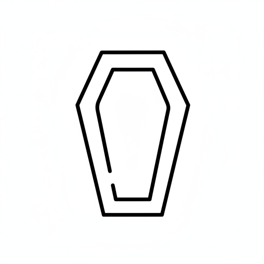 Ausstechform-Set – Sarg (STL, 2‑teilig) – Produktbild