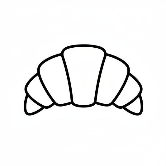 Ausstechform Croissant – STL Cookie Cutter Set (2‑teilig)