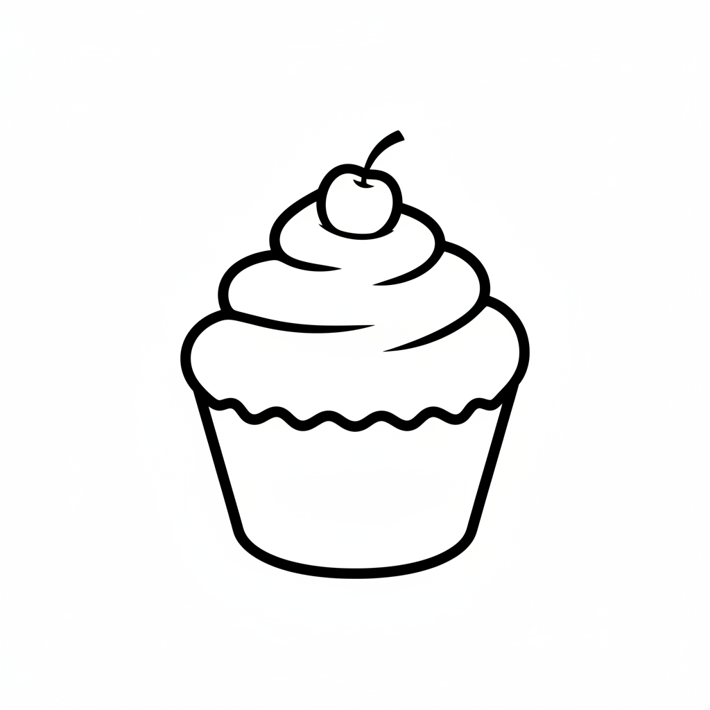 Ausstechform Cupcake – STL Cookie Cutter Set (2‑teilig)