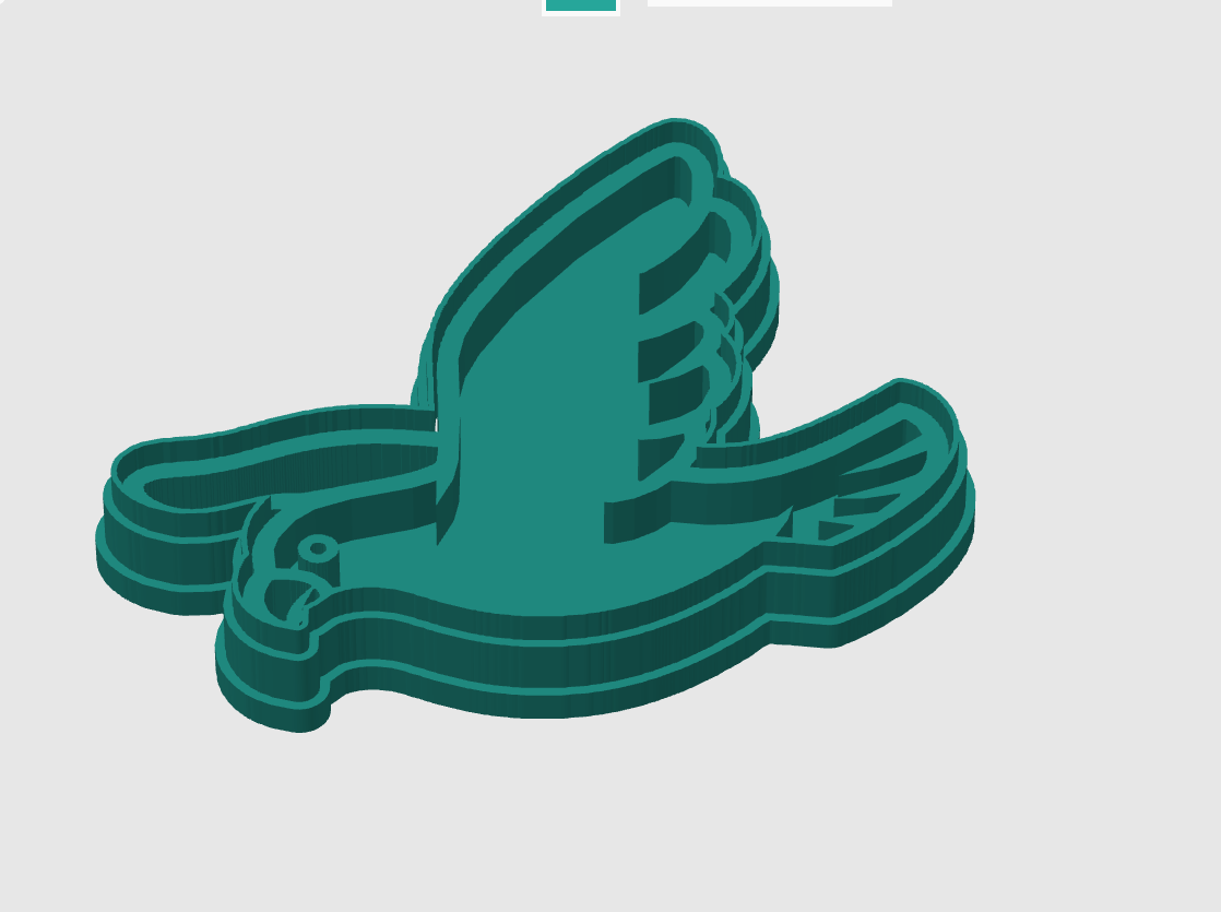 Ausstechform-Set – Adler (STL, 2‑teilig) – Cutter/Imprint Vorschau