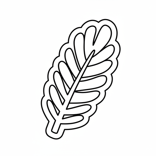 Ausstechform-Set – Tannenzweig (STL, 2‑teilig) – Produktbild