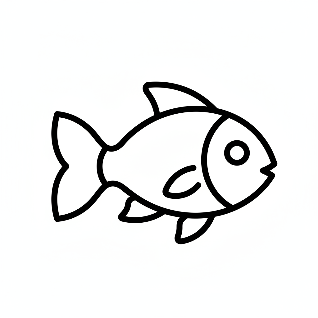 Ausstechform Fisch – STL Cookie Cutter Set (2‑teilig)