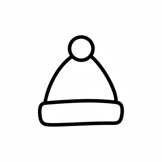 Ausstechform-Set – Weihnachtsmütze (STL, 2‑teilig) – Produktbild