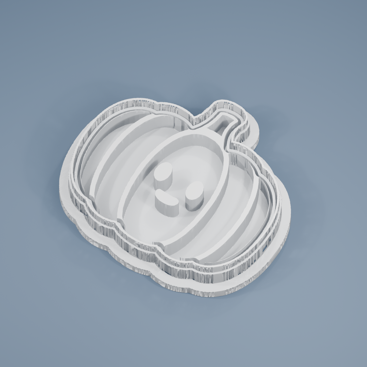 Harvest Pumpkin cookie cutter and imprint stamp