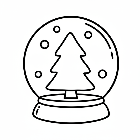 Ausstechform-Set – Schneekugel (STL, 2‑teilig) – Produktbild