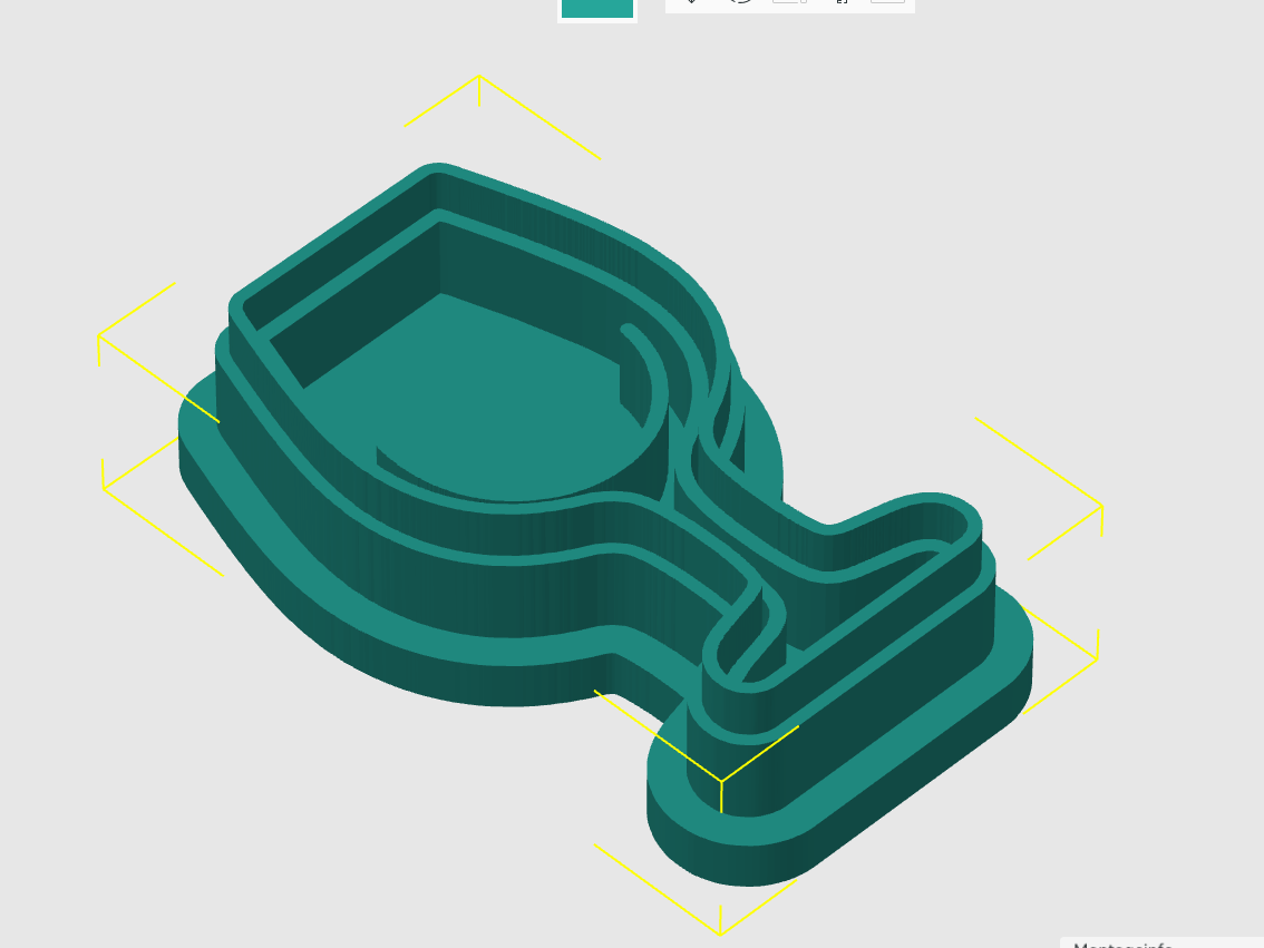 Ausstechform-Set – Weinglas (STL, 2-teilig)