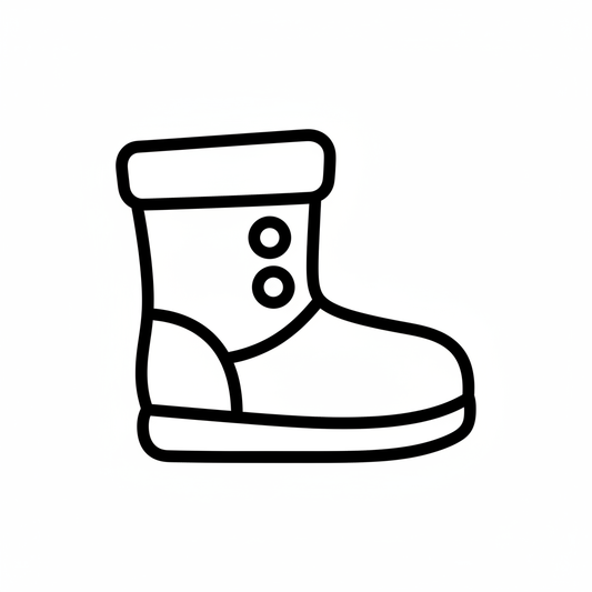 Ausstechform-Set – Winterstiefel (STL, 2‑teilig) – Produktbild