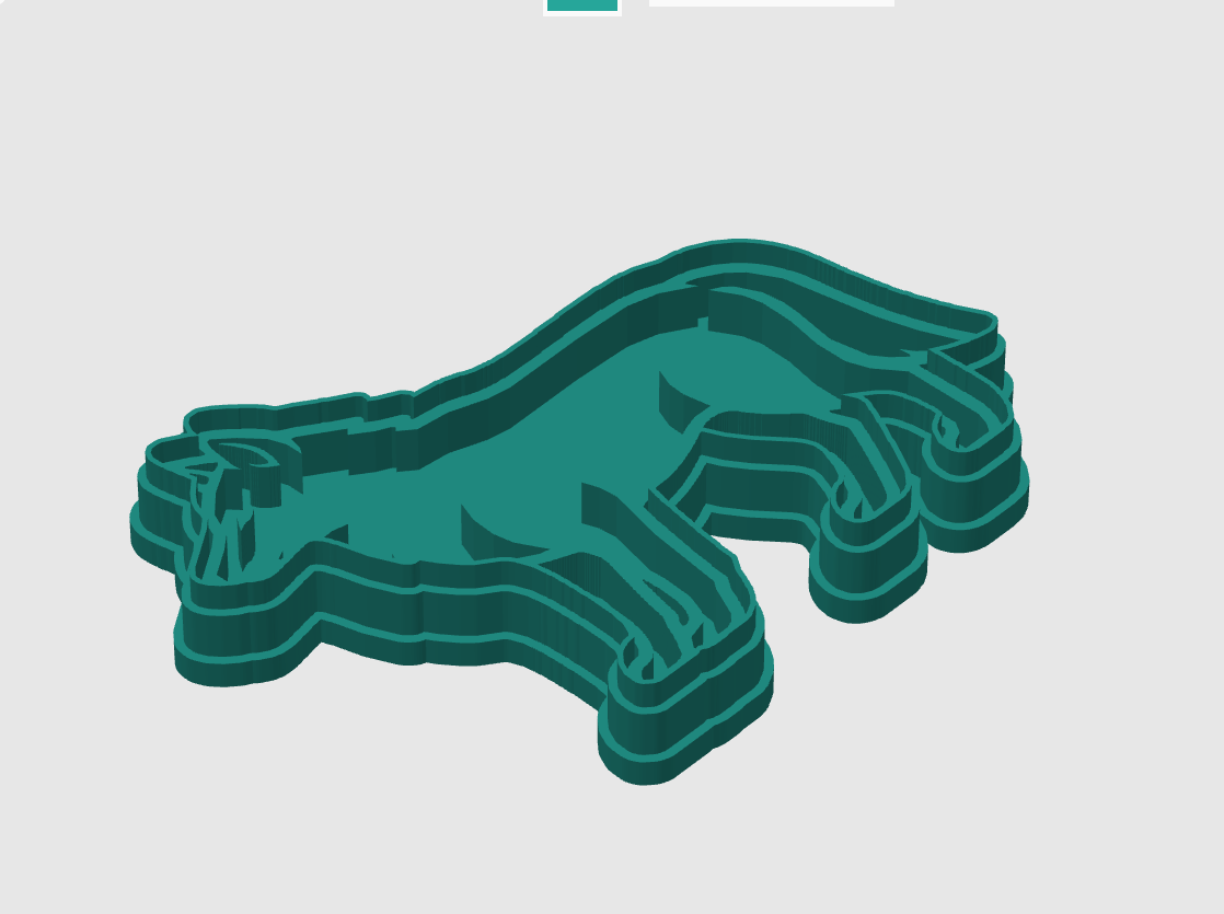 Ausstechform-Set – Wolf (STL, 2‑teilig) – Cutter/Imprint Vorschau