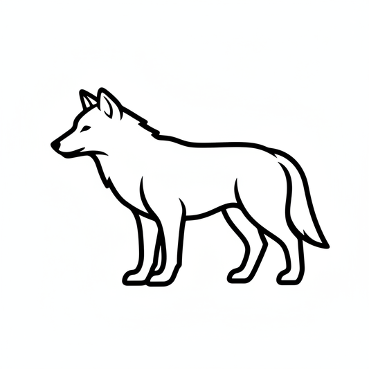 Ausstechform-Set – Wolf (STL, 2‑teilig) – Produktbild