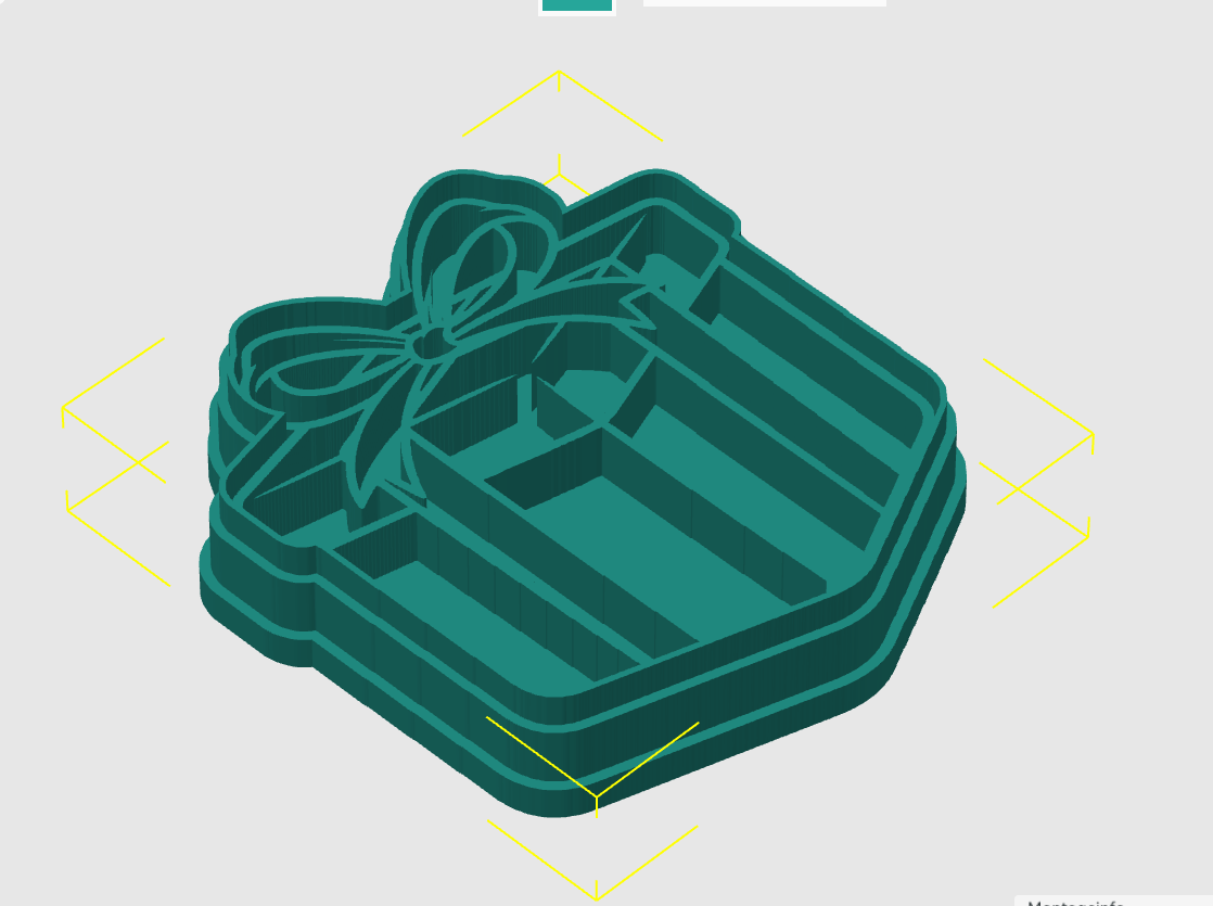 Ausstechform-Set – Geschenkbox (STL, 2‑teilig) – Cutter/Imprint Vorschau