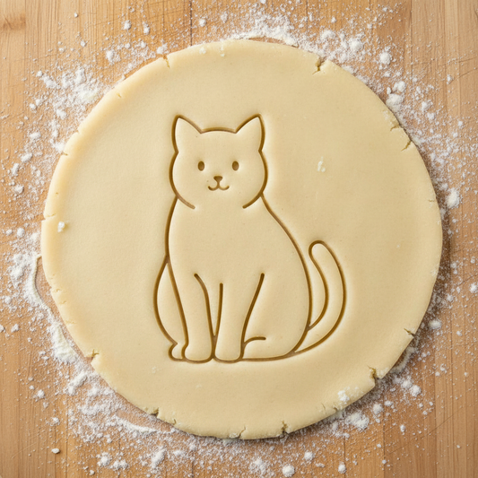 Ausstechform-Set – Katze (STL, 2-teilig)