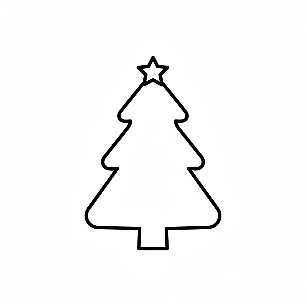 Ausstechform Weihnachtsbaum – STL Cookie Cutter Set (2‑teilig)