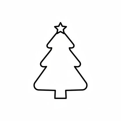 Ausstechform Weihnachtsbaum – STL Cookie Cutter Set (2‑teilig)