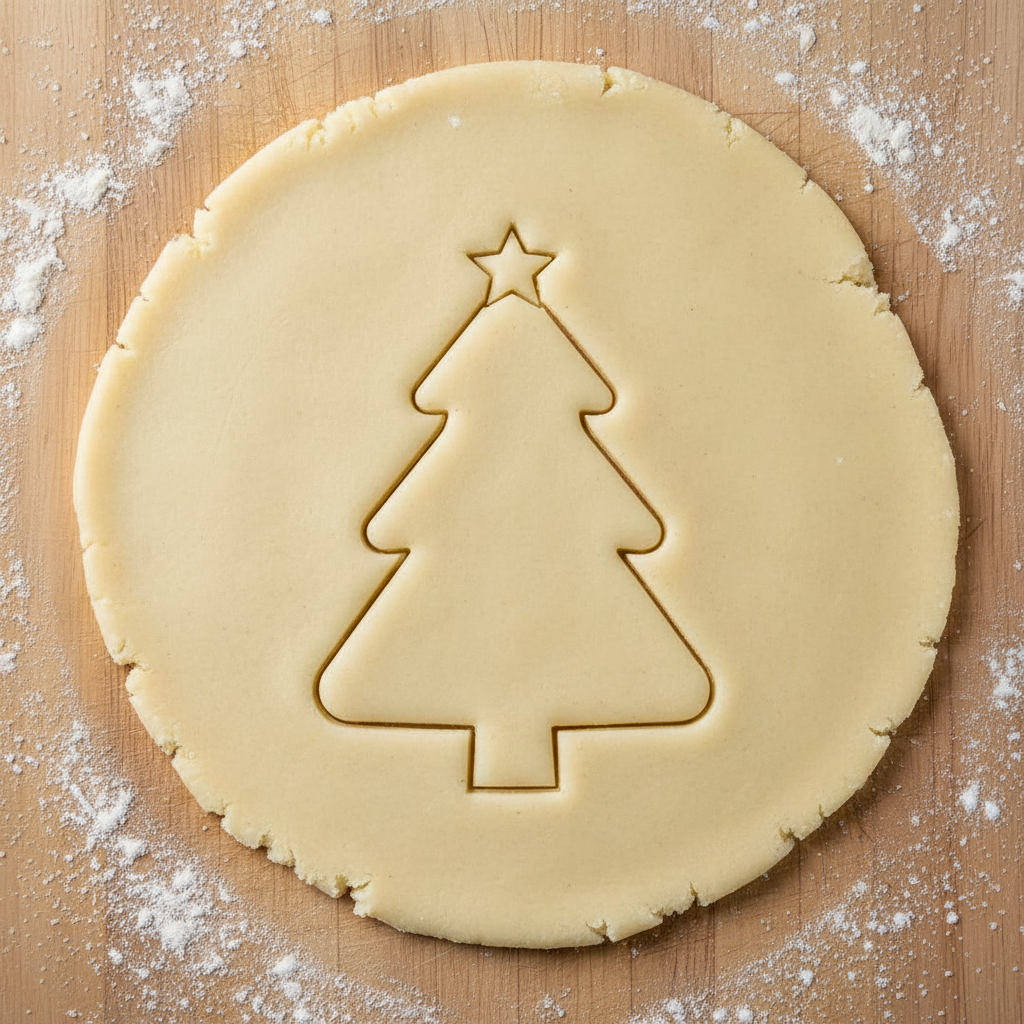 Ausstechform-Set – Weihnachtsbaum (STL, 2-teilig)