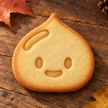 Finished baked Happy Chestnut cookie
