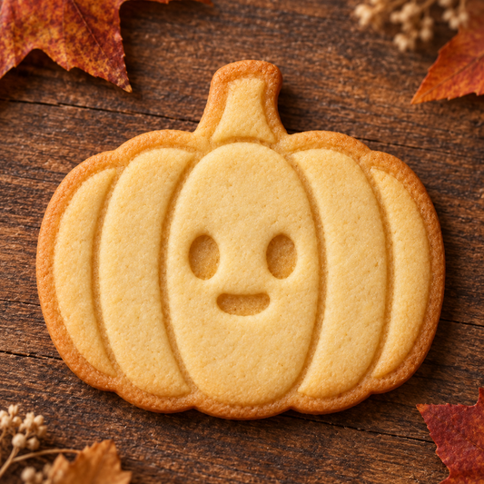 Finished baked Harvest Pumpkin cookie