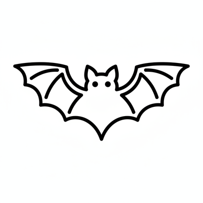 Ausstechform-Set – Fledermaus (STL, 2‑teilig) – Produktbild