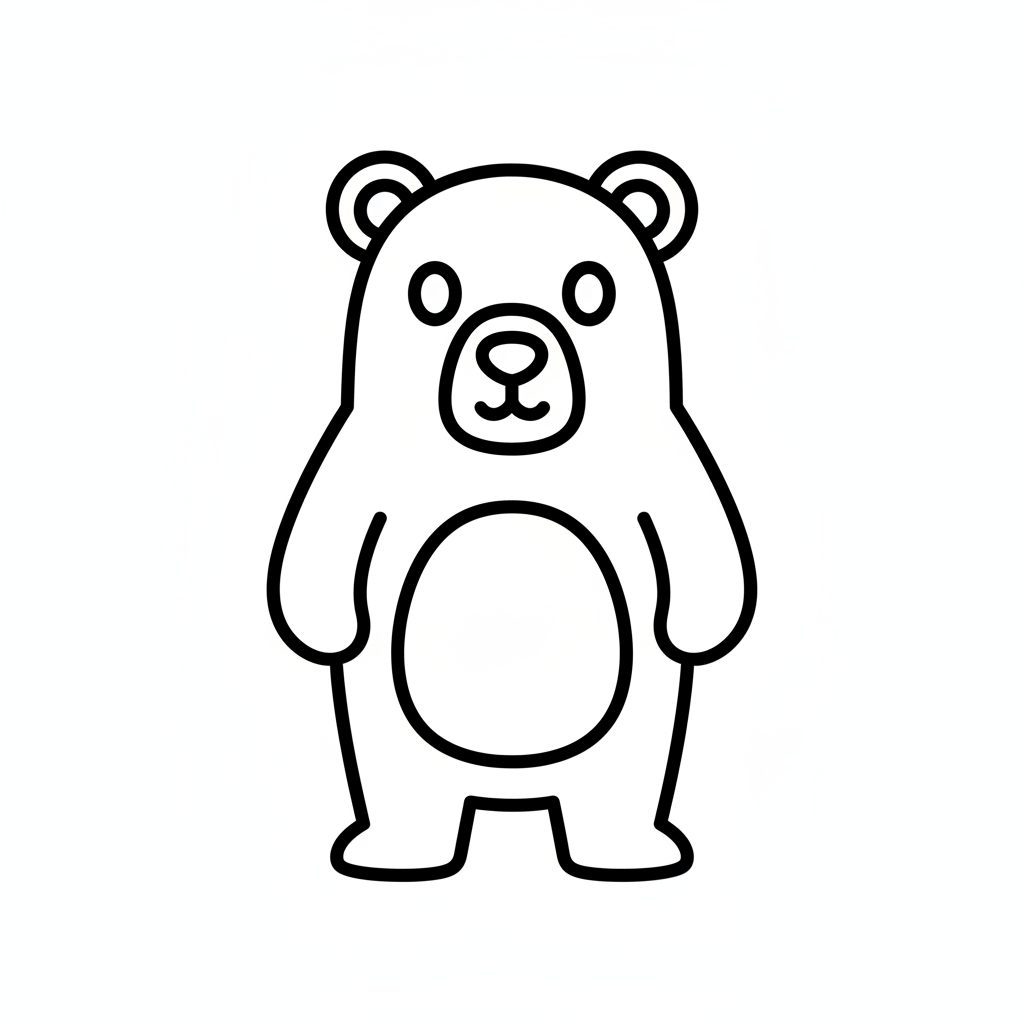 Ausstechform-Set – Bär (STL, 2‑teilig) – Produktbild