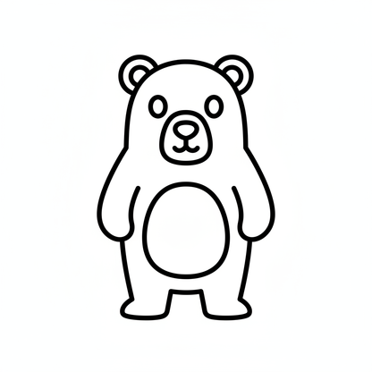 Ausstechform-Set – Bär (STL, 2‑teilig) – Produktbild