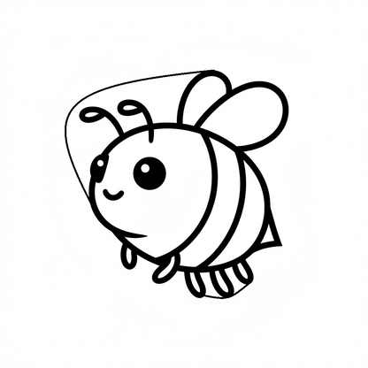 Ausstechform-Set – Biene (STL, 2‑teilig) – Produktbild