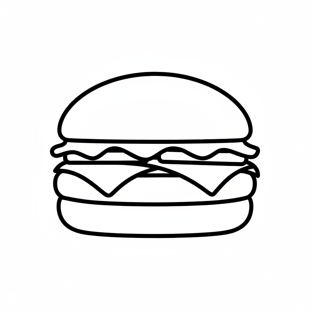 Ausstechform Burger – STL Cookie Cutter Set (2‑teilig)