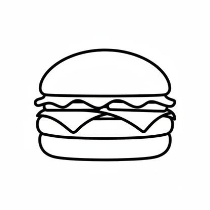 Ausstechform Burger – STL Cookie Cutter Set (2‑teilig)