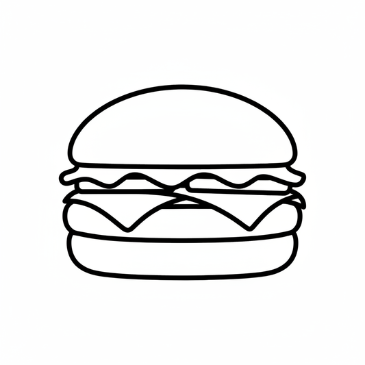 Ausstechform Burger – STL Cookie Cutter Set (2‑teilig)