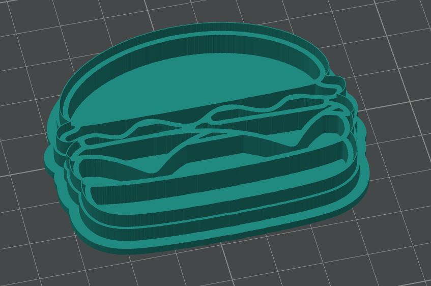 Ausstechform-Set – Burger (STL, 2-teilig)