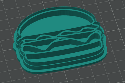 Ausstechform-Set – Burger (STL, 2-teilig)