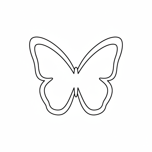 Ausstechform-Set – Schmetterling (STL, 2‑teilig) – Produktbild