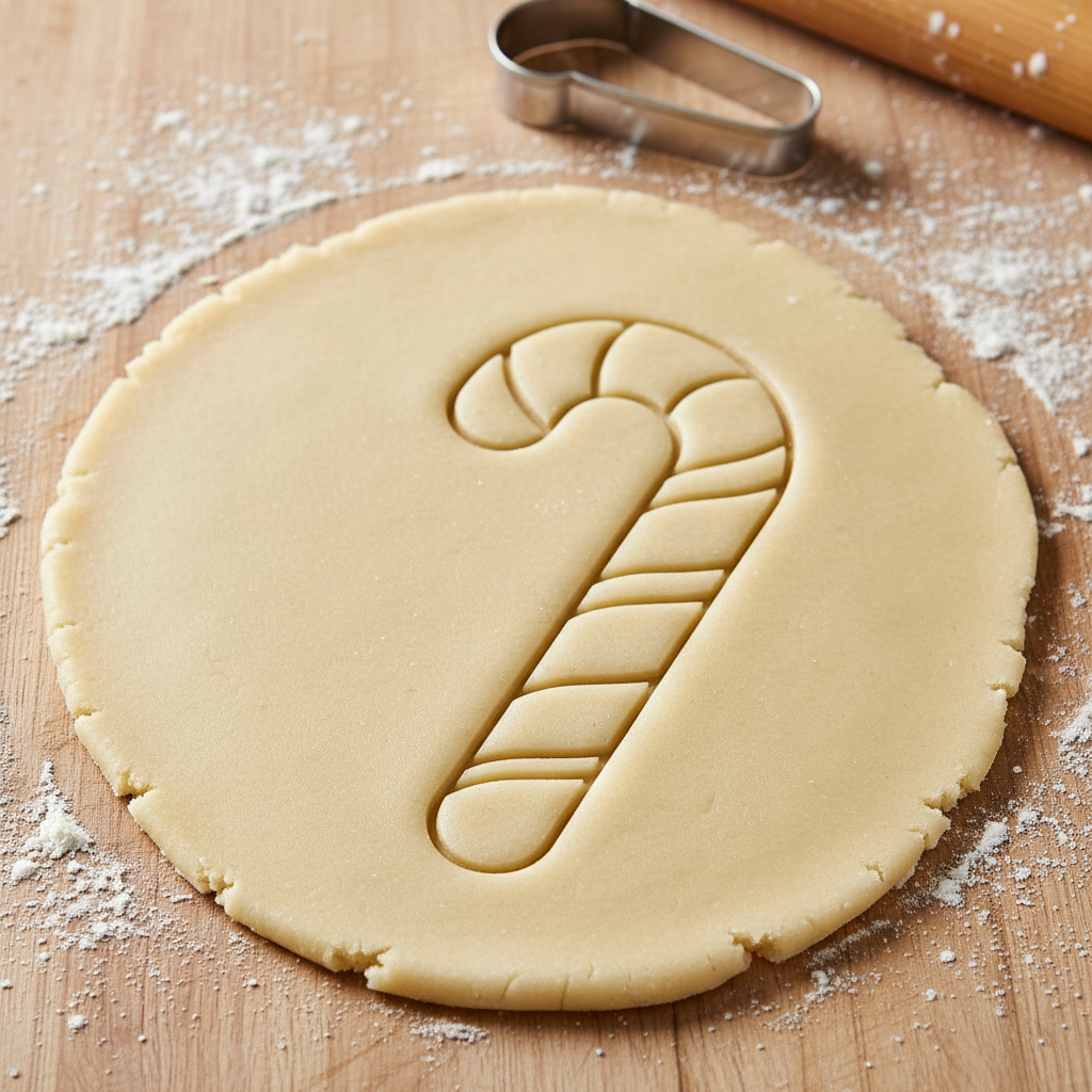 Ausstechform-Set – Zuckerstange (STL, 2‑teilig) – Rohling