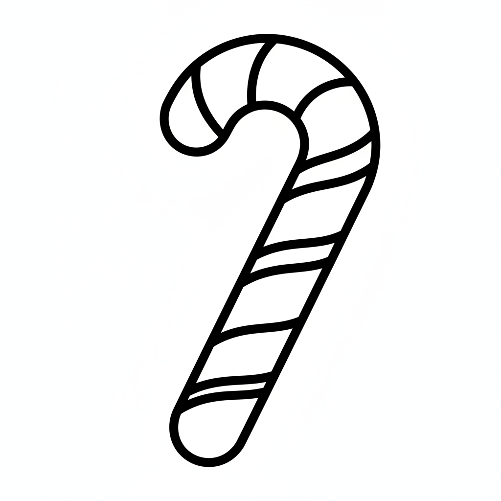 Ausstechform-Set – Zuckerstange (STL, 2‑teilig) – Produktbild