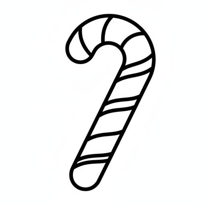 Ausstechform-Set – Zuckerstange (STL, 2‑teilig) – Produktbild