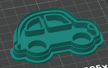 Ausstechform-Set – Car (STL, 2-teilig)