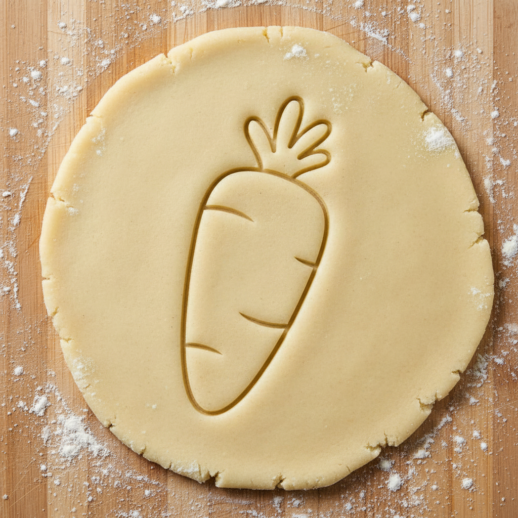 Ausstechform-Set – Karotte (STL, 2-teilig)