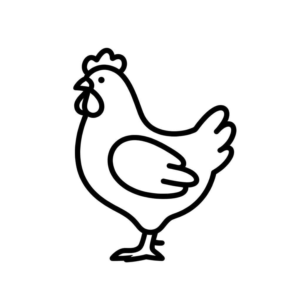 Ausstechform-Set – Huhn (STL, 2‑teilig) – Produktbild