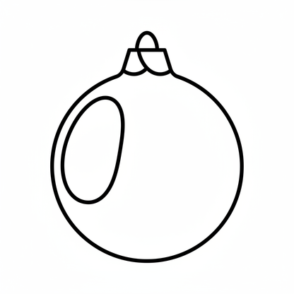 Ausstechform-Set – Christbaumkugel (Variante) (STL, 2‑teilig) – Produktbild