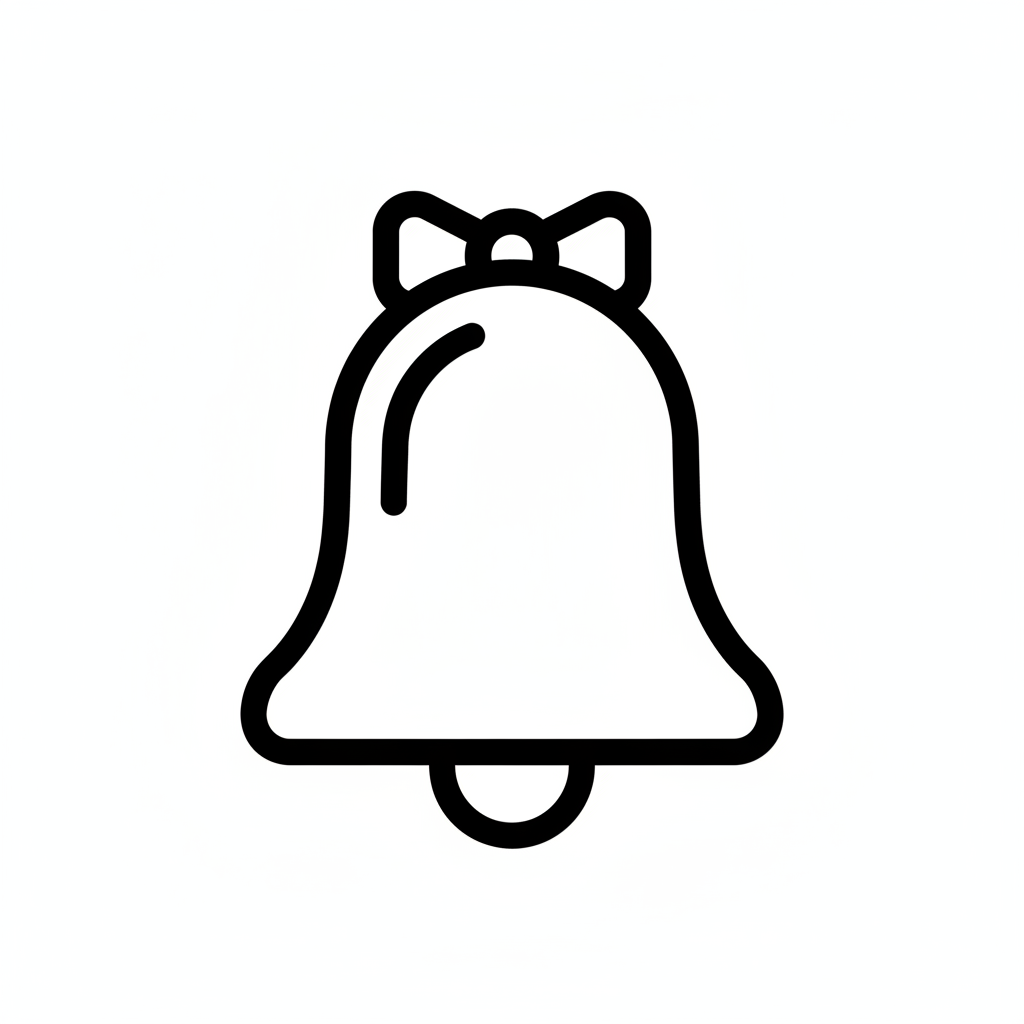 Ausstechform-Set – Weihnachtsglocke (STL, 2‑teilig) – Produktbild