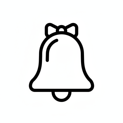 Ausstechform-Set – Weihnachtsglocke (STL, 2‑teilig) – Produktbild