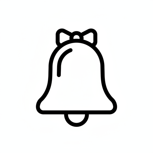 Ausstechform-Set – Weihnachtsglocke (STL, 2‑teilig) – Produktbild