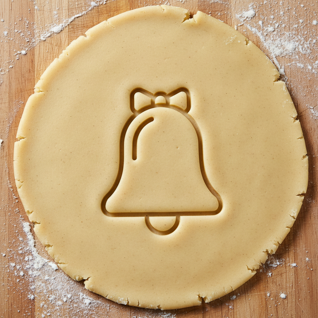 Ausstechform-Set – Weihnachtsglocke (STL, 2‑teilig) – Rohling