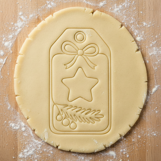 Ausstechform-Set – Geschenkanhänger (STL, 2‑teilig) – Rohling