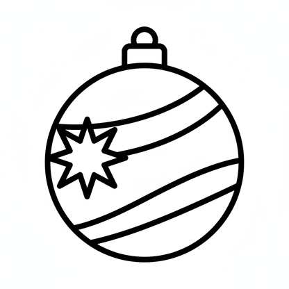 Ausstechform-Set – Christbaumkugel (STL, 2‑teilig) – Produktbild