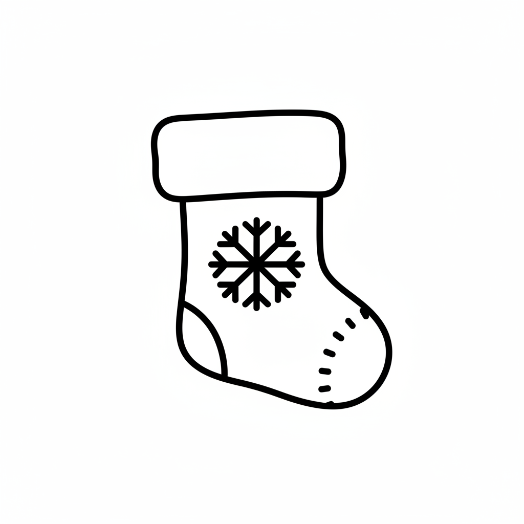 Ausstechform-Set – Weihnachtssocke (STL, 2‑teilig) – Produktbild