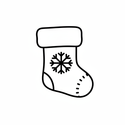 Ausstechform-Set – Weihnachtssocke (STL, 2‑teilig) – Produktbild