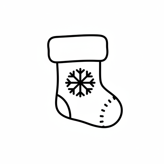 Ausstechform-Set – Weihnachtssocke (STL, 2‑teilig) – Produktbild