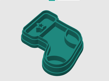 Ausstechform-Set – Weihnachtsstrumpf (STL, 2‑teilig) – Cutter/Imprint Vorschau